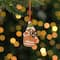 Gingerbread Snowman with Star Christmas Ornament - 2.75"
